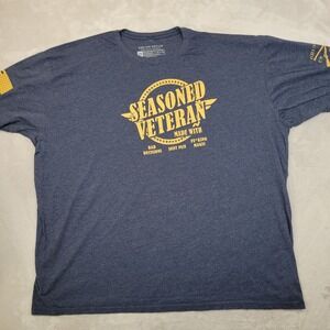 Grunt Style T‎ Shirt Men XXXXL Patriot Military Tactical 2A Seasoned Veteran 123